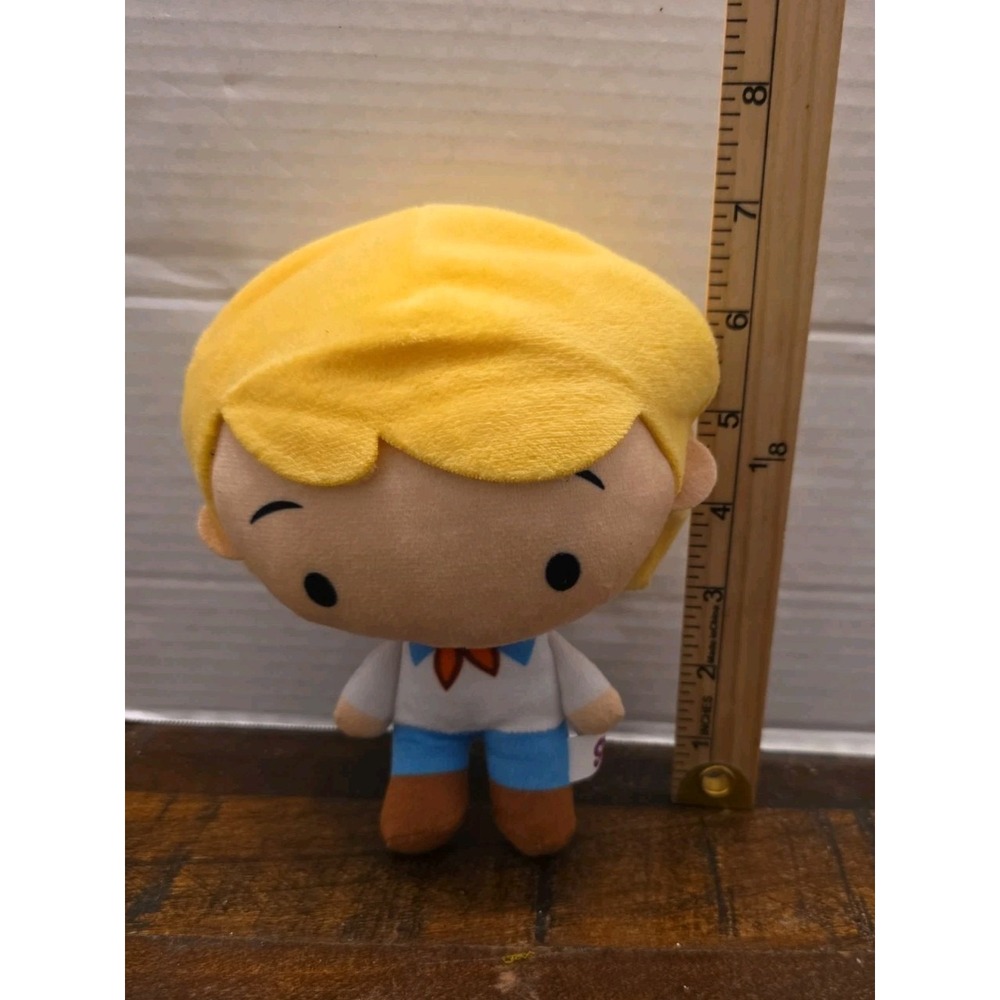 Toy Factory Scooby Doo & Friends Fred Chibi Plush 7' Stuffed Toy - Picture 2 of 8